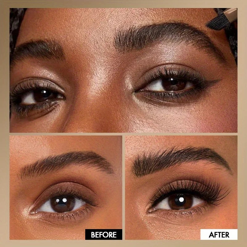 Waterproof Pressure Black Eyebrow Pencil Natural Three-dimensional Long-lasting Easy To Use Wild Eyebrow Pen Makeup Tools Zpaxo
