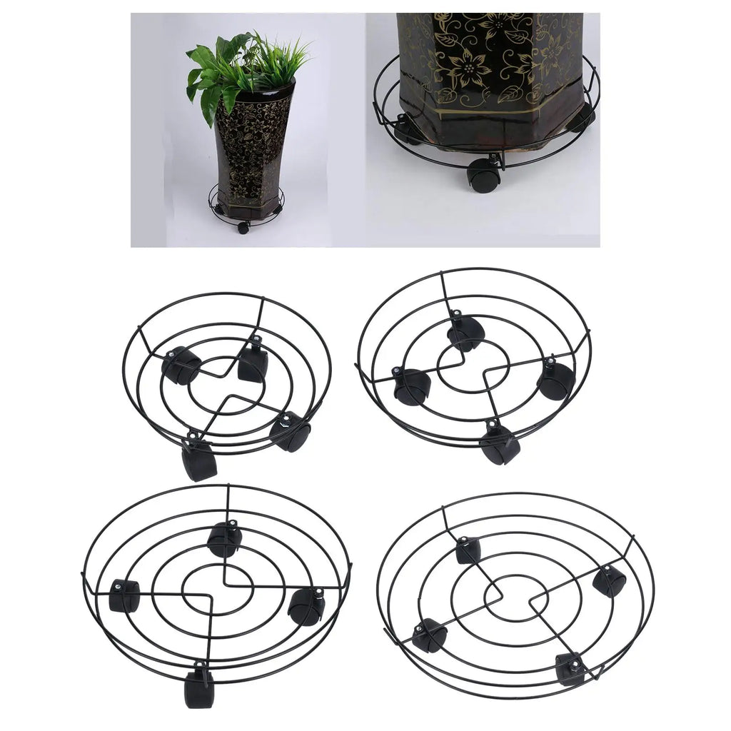 Plant Trolley on Wheels Heavy Duty Plant Stand with Wheels for Large Potted Trees Large Pots Plant Pot Indoor Large Vases Zpaxo 40cm