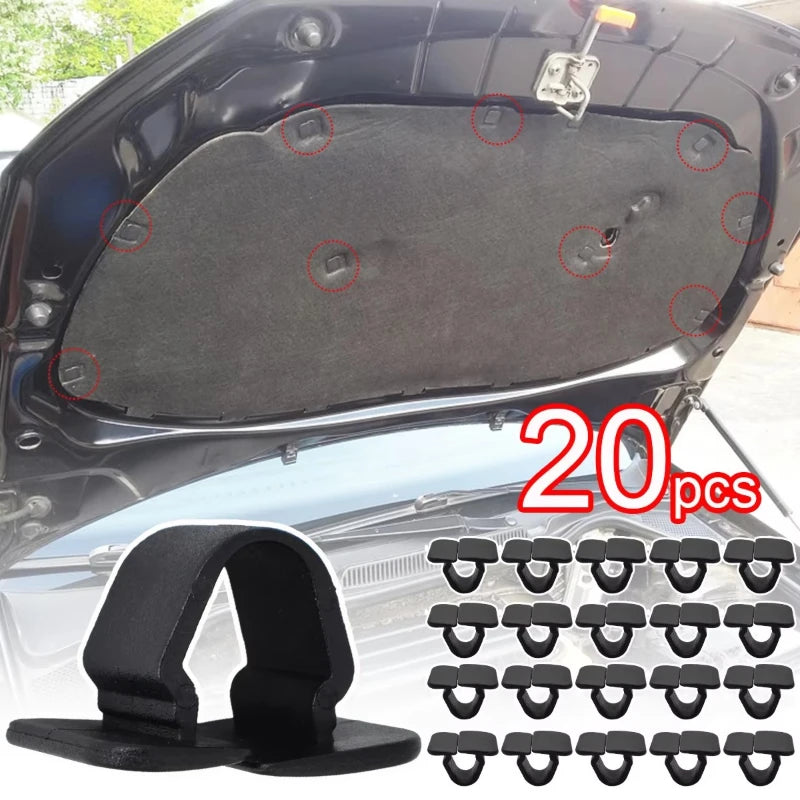 VW Engine Hood Insulation Clips – Plastic Rivets 10/30/60pcs