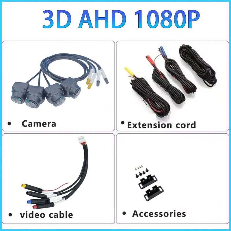 Camera 360 Android Auto Panoramic Image System 360APP 3D AHD 1080P