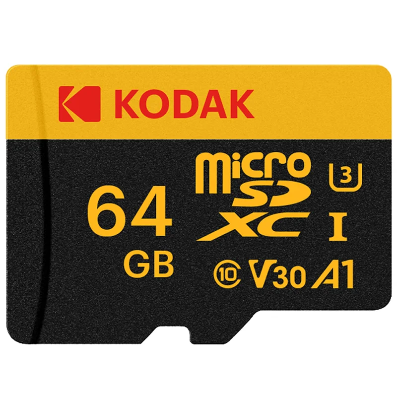 KODAK Memory Card Driving Recorder 32GB 64GB Micro SD Memory Card For Mobile Phone PC Earphone Speaker HD Camera Game Switch Zpaxo