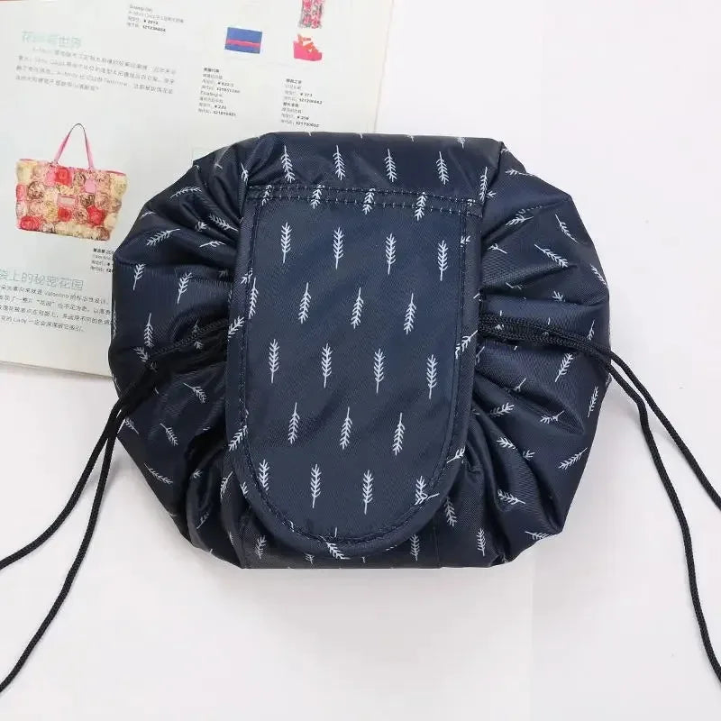 Women Drawstring Cosmetic Bag Travel Storage Makeup Organizer Female