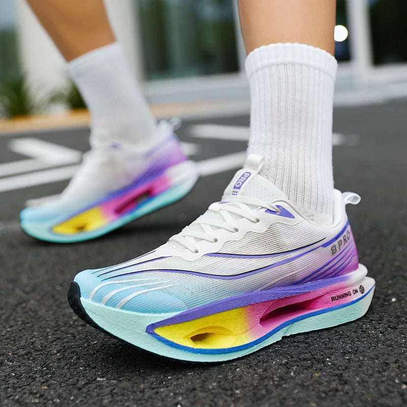 Men's Casual Sneakers Luxury Trainer Shoes Breathable Race Running