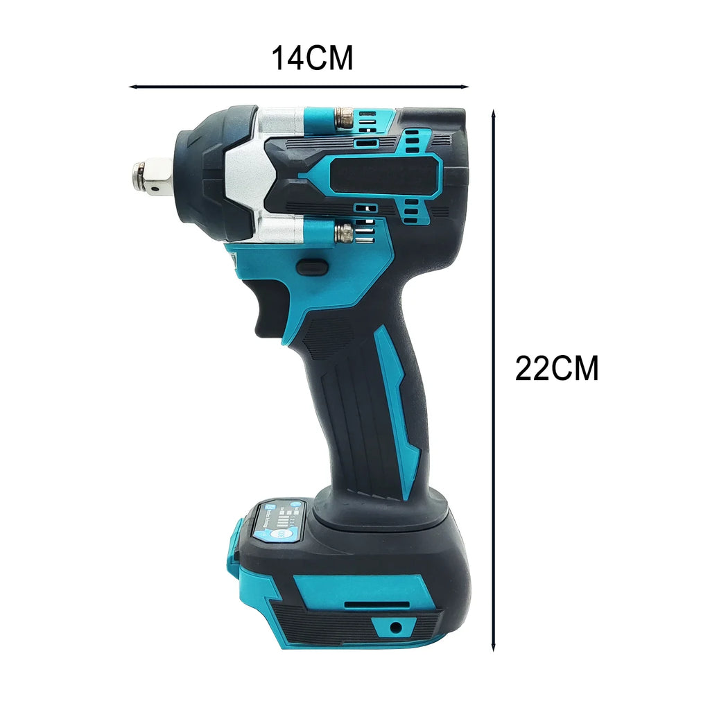 18V Brushless 1500W 1800N M Torque 1 2 Impact Wrench Fit Makita