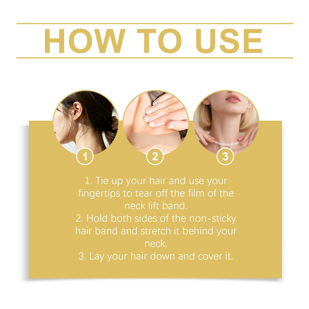 Jaysuing Neck Lifting Patch – Firm Skin & Reduce Wrinkles (5 PCS) Neck Firming Patch Zpaxo