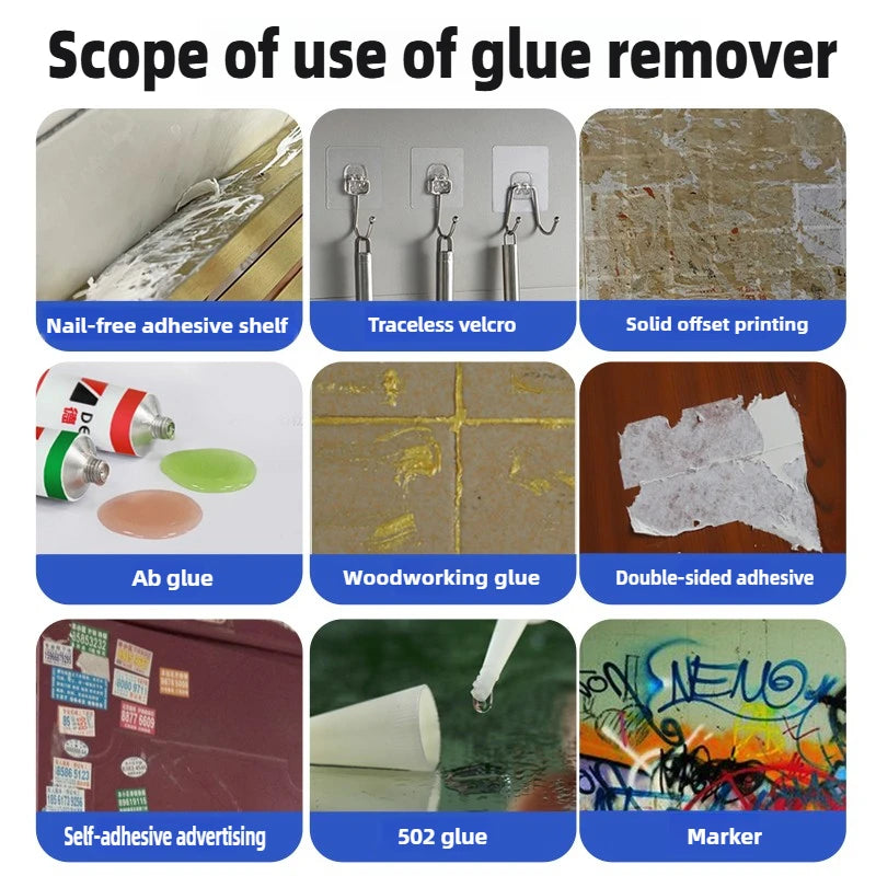 Super Sticky Residue Remover Car Window Film Adhesive Remover Sticker Cleaning Glue Remover Cleaning Agent Cleaning Products Zpaxo