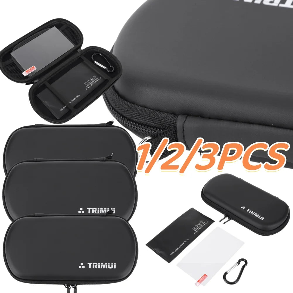 1-3PCS EVA Hard Carrying Case with Tempered Glass Film EVA Protective Case Waterproof Storage Bag For Trimui Smart Pro Game Zpaxo