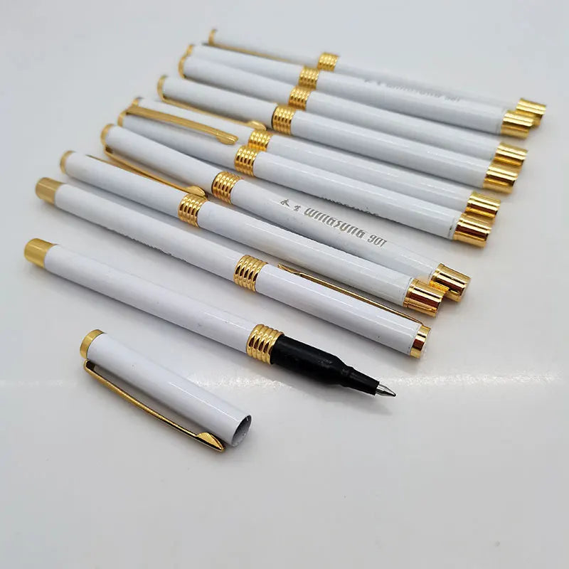 10pcs Gel Pens, Smooth Writing, Student Office Stationery, Clearance Sale, Limited Time Special Offer Rollerball Pen Zpaxo 901baise10zhi