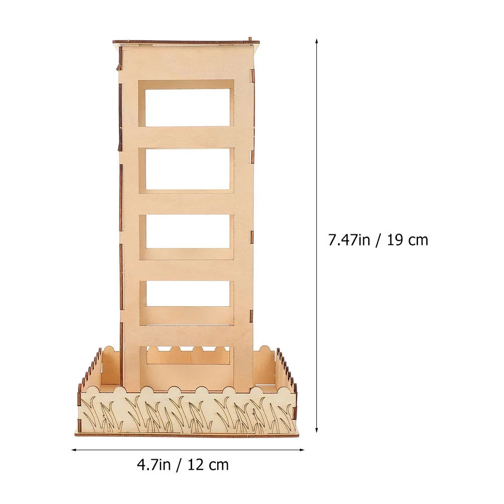 Rabbit Hay Feeders Wooden Stable Rack Suitable Bunny Cage Guinea Pig
