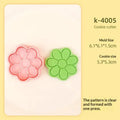 1/4Pcs Easter Rabbit Biscuit Mold Plastic Bunny Egg Cookie Cutter Stamp Embosser Easter Party Fondant Cake Baking Decoration Zpaxo A3