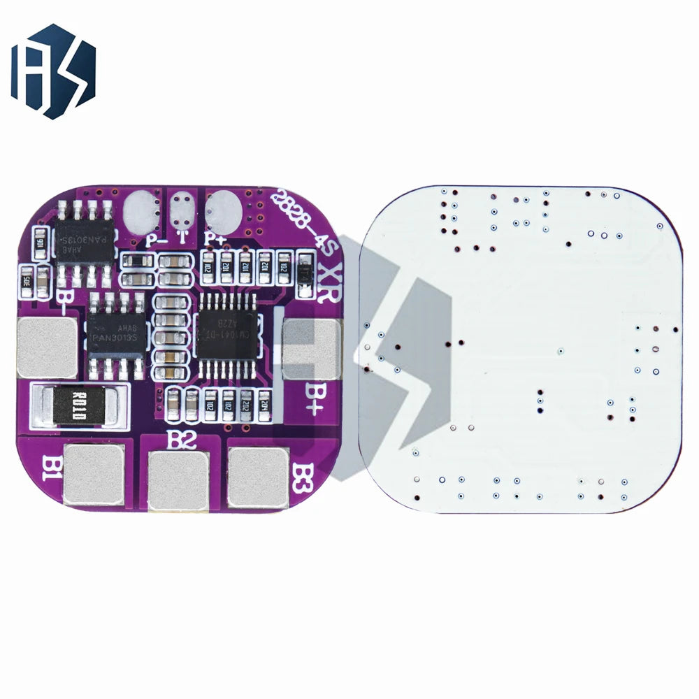 4S 5A 3.7v 16.8V 14500 Battery Packs Charge Board BMS 14.8V Same Port Lithium Battery Protection Board Zpaxo