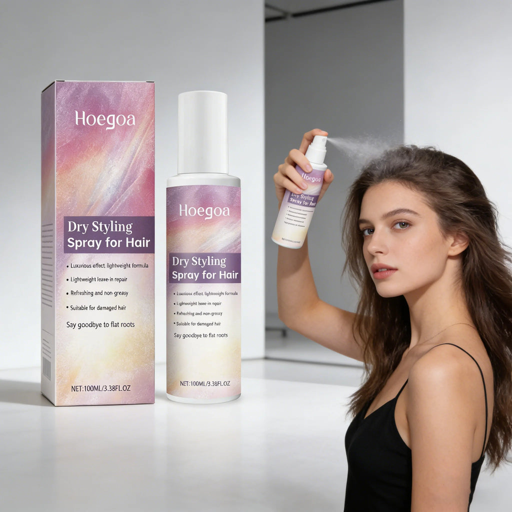 HOEGOA Hair Moisturizing Spray – Frizz Control & Smoothing Leave-In Hair Spray Zpaxo 300ml boxed