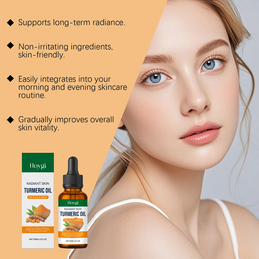 Hoygi Turmeric Face Oil – Dark Spot Corrector & Brightening Serum Brightening Face Oil Zpaxo