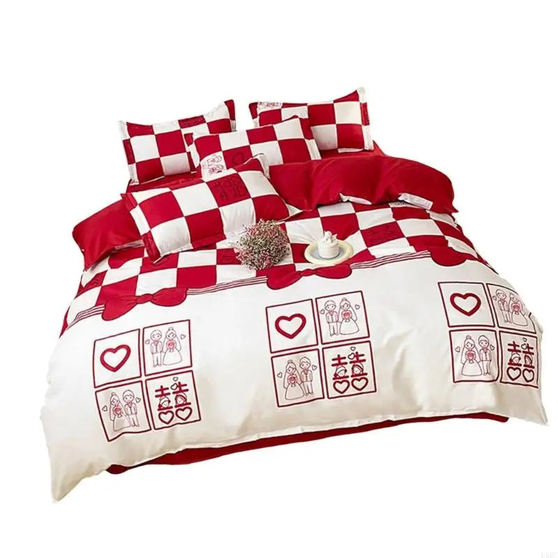 Bed Sheet Washed Cotton Textiles Gentle Brushed Queen Duvet Cover