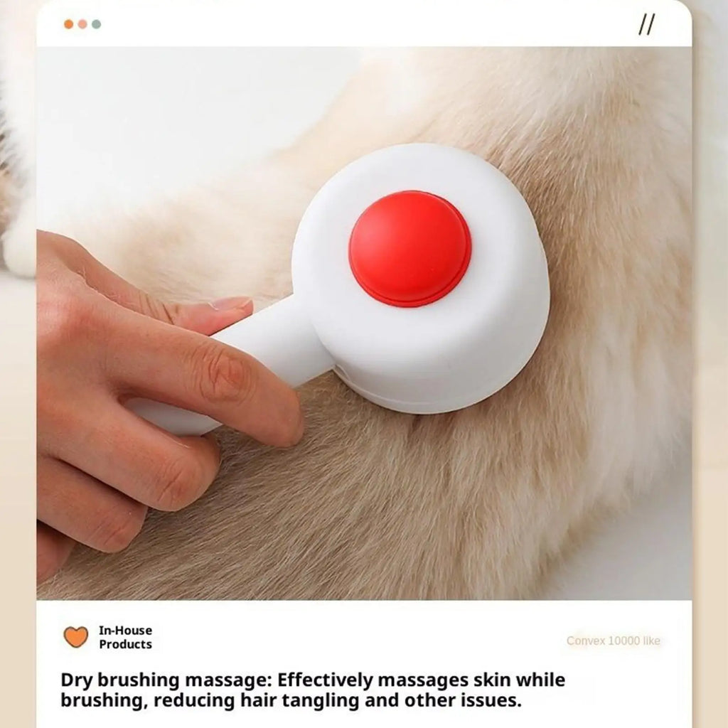 Pet Bath Brush Cat Bathing Grooming Spray Hair Removal Comb Dogs Cats