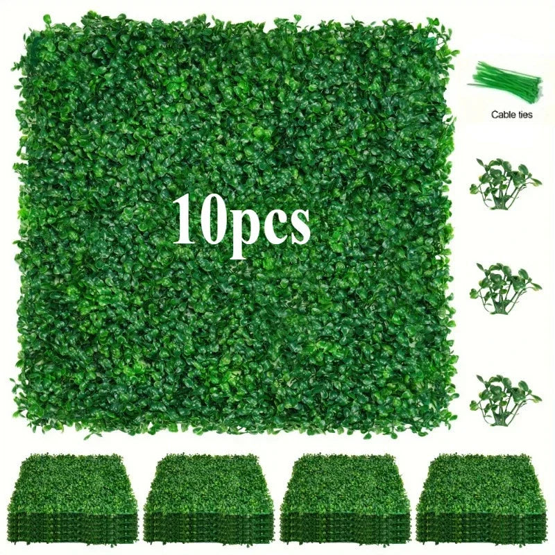 Artificial Milan Grass Board Plastic Fake Lawn Wall Indoor Home