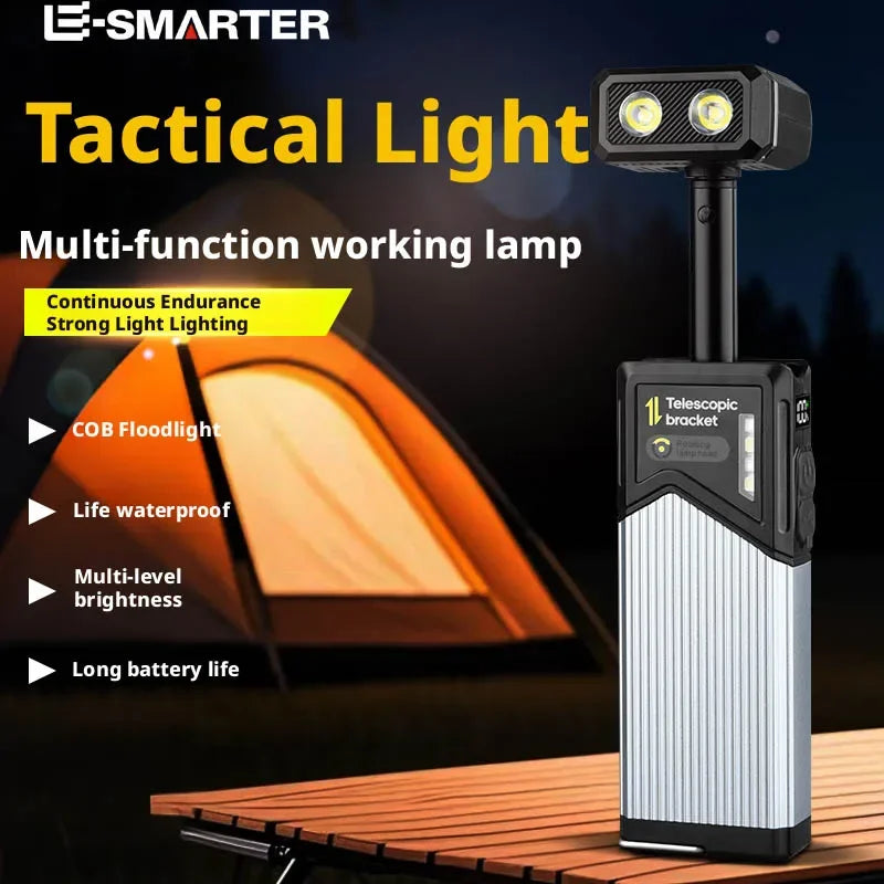 ESMARTER LED Magnetic Work Light – 180° Rotatable Flashlight