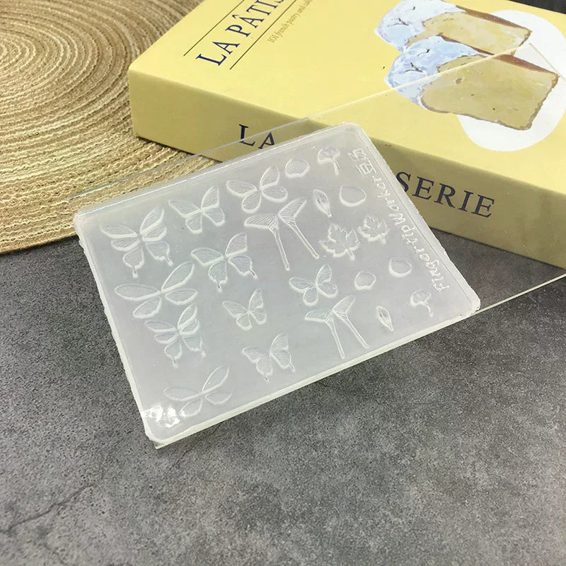 Transparency Butterfly 3d Silicone Mold Nail Art Decoration Nails Diy Zpaxo
