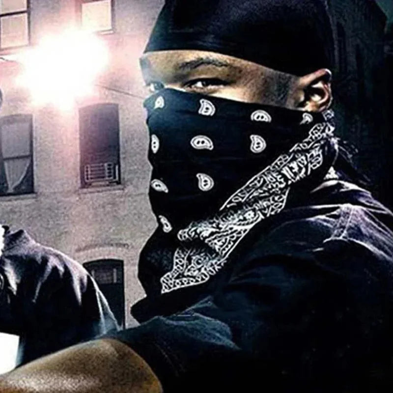 Hip Hop Bandana 23 Styles – Headband, Hair Scarf & Wrist Wrap