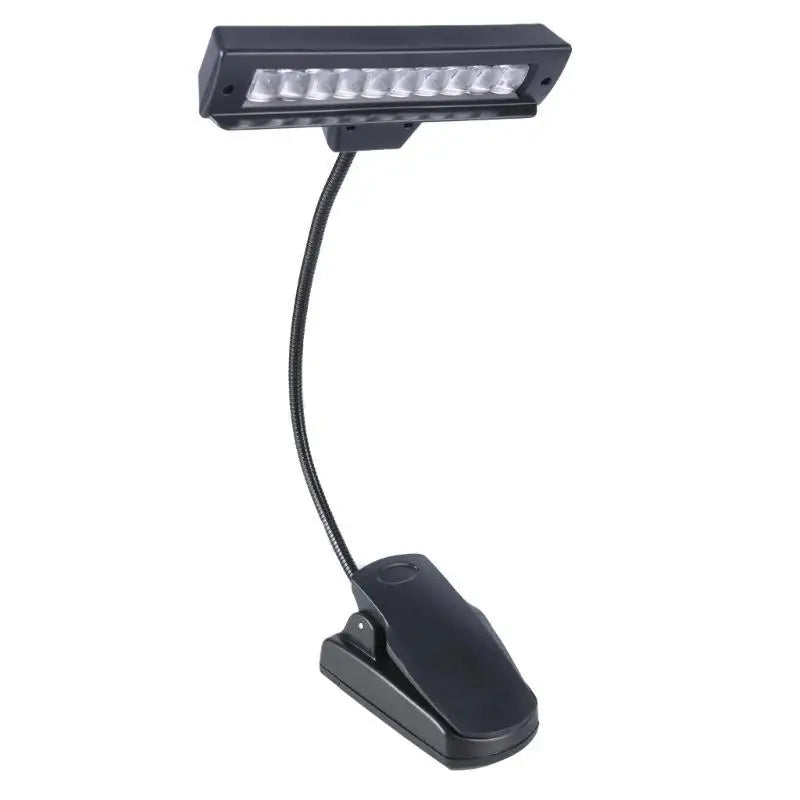 652F Flexible 10 LED Clip Light Cold White USB AA Battery Operated Zpaxo