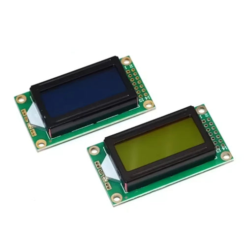 0802A LCD Character LCD Screen 8 * 2-Row LCD Display Module Blue Screen Zpaxo