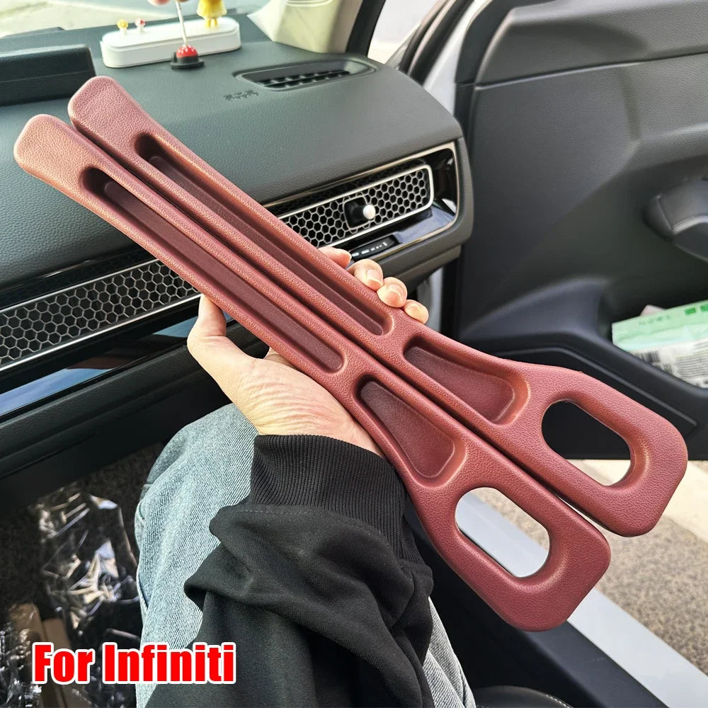 Car Seat Gap Filler Strips Infiniti Q50 Q60 Q70 QX30 QX60 QX70 EX FX Zpaxo 2PCS Red
