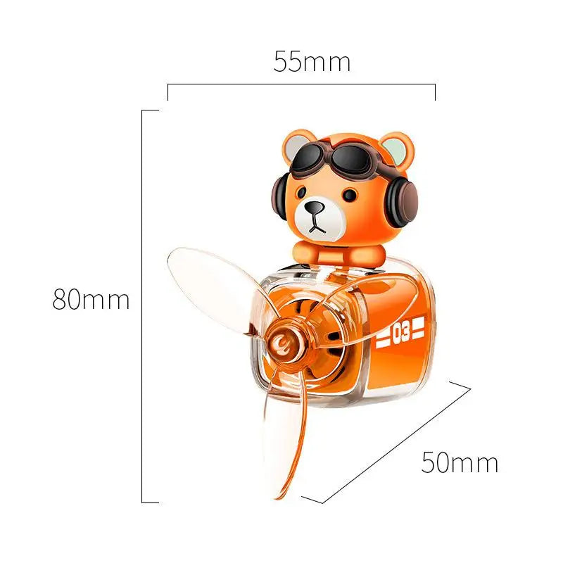 Cartoon Dog Car Vent Clip Air Freshener – Rotatable Diffuser