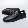 Summer Men Sandals Leather Mens Casual Shoes Outdoor Beach Roman Zpaxo 28710 44