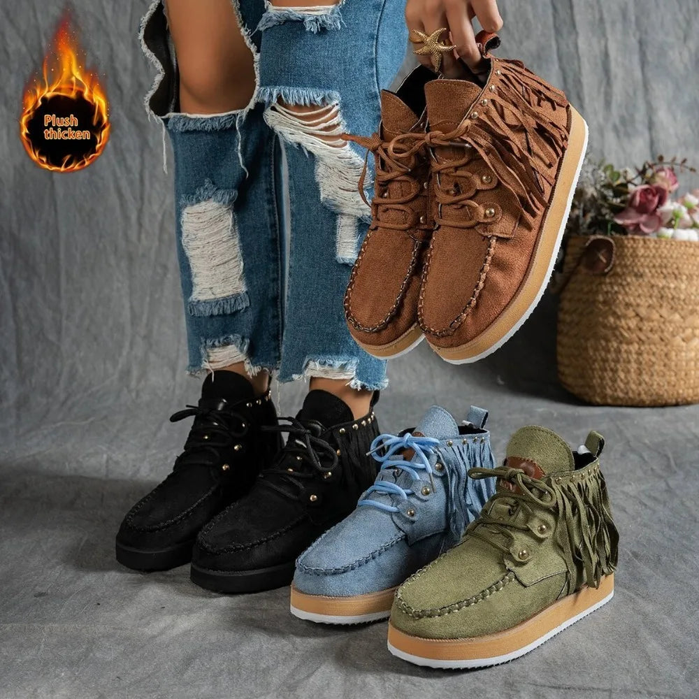 Fashionable Round Toe Comfortable Thick Sole Non Slip Casual Short