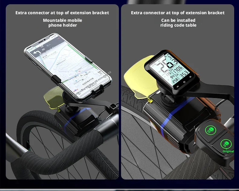 ESMARTER Smart Remote Bike Headlight – High-Lumen Bicycle Light Bicycle Headlight Zpaxo