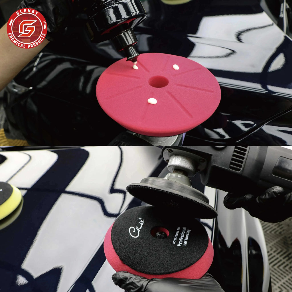Buffing Polishing Pads Flat Foam Sponge Waxing Pad Tool Car Polisher