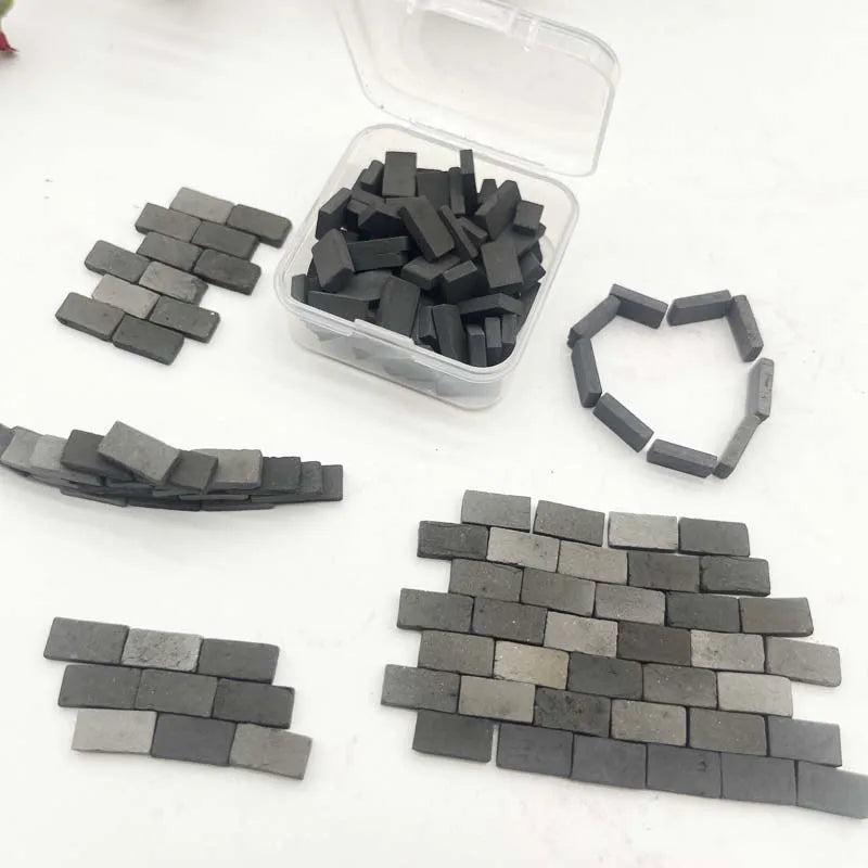 Miniature Red Bricks 1:35 Scale – Dollhouse & Diorama Crafts Miniature Model Bricks Zpaxo