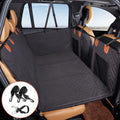 Removable Car Mat Hardboard Extension Dog Kennel Waterproof Scratch Proof Car Pet Hammock Rear Seat Travel Mat Dog Seat Cover Zpaxo black M