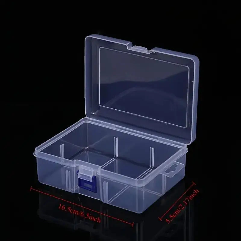 Transparent plastic storage box-dustproof and waterproof storage box for storing screwdrivers tools/jewelry with clear vision Zpaxo