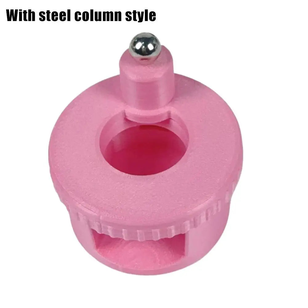 360° Rotating Cat Eye Nail Magnet Tool | Glass Bead & Wide Light Nail Art Magnet Tool Zpaxo pink