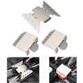 Stainless Steel Axle Protector Chassis Armor Skid Plate Axial SCX6
