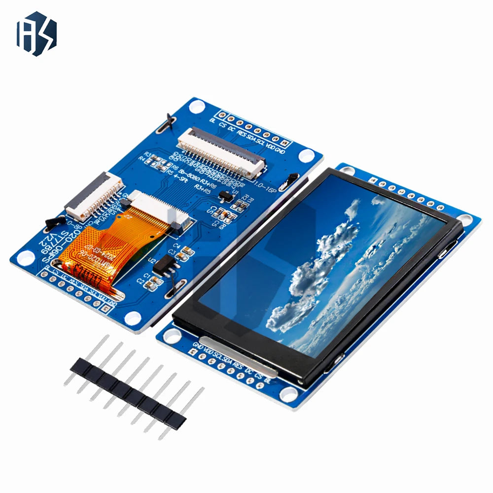 ‌2.0 Inch 240x320 Full Color TFT LCD Display Module with ST7789 Controller, SPI/Parallel Interface for arduino Zpaxo