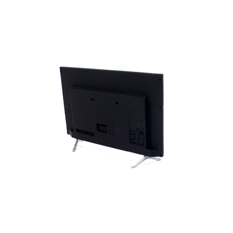Mini Model TV 1 12 Dollhouse Furniture Decoration Stand Zpaxo
