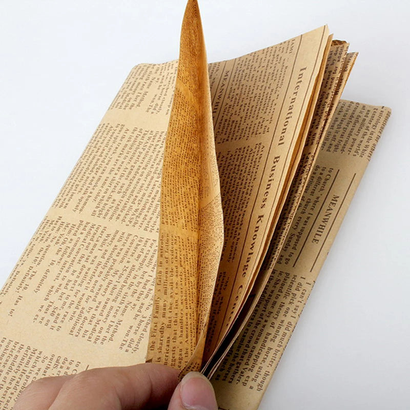 Wrap Wrapping Paper Double Sided Christmas Kraft Vintage Zpaxo 52x75CM ... 1