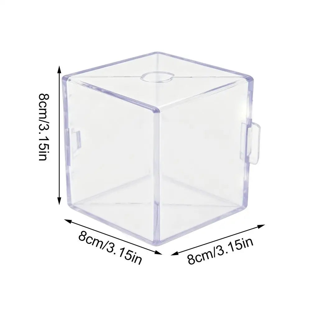 Transparent Fruit Vegetable Growing Molds Reusable Triangle Cube
