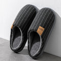 Men's Winter Slippers Non-slip Indoor House Shoes Cozy Plush Lining