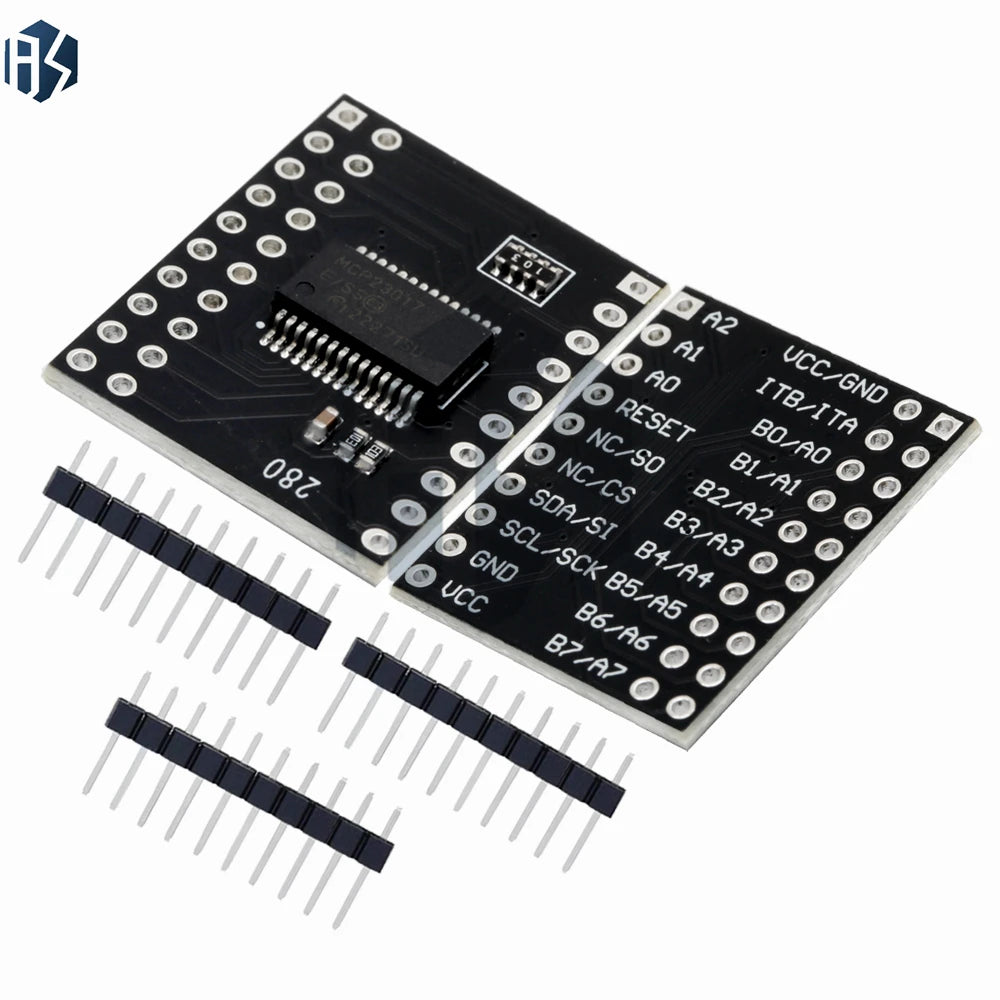 MCP23017 Serial Interface Module IIC I2C SPI MCP23S17 Bidirectional Zpaxo