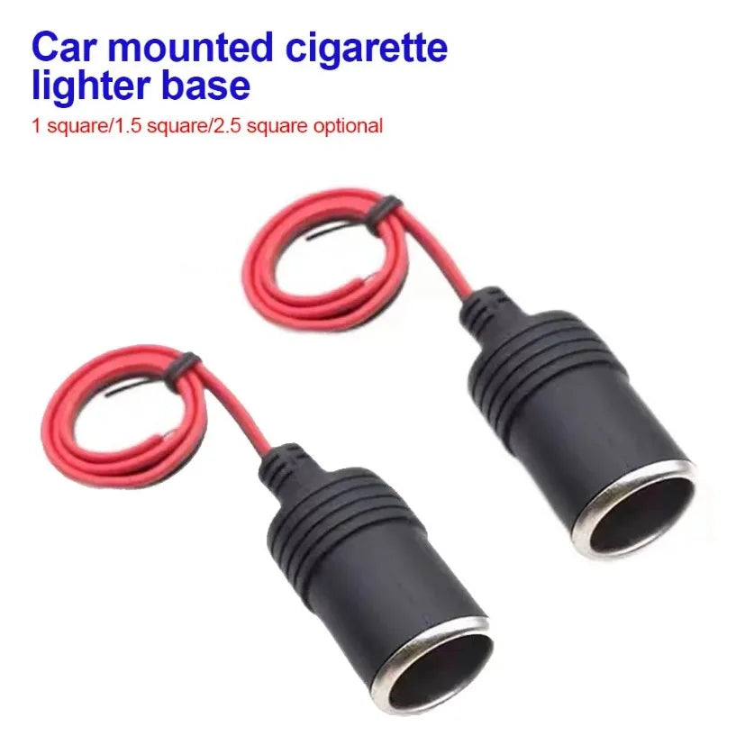 10A/20A Max 200W Car Mounted Cigarette Lighter Charger Female Socket Plug with 30cm Cable Connector Adapter Universal 12v Zpaxo