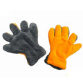 2Pcs High Absorbency Double-sided Five Finger Gloves Nonscratch Thickened Car Wash Mitts Multi-function Durable Zpaxo 2Pcs