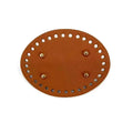 ▶1Pcs Colorful Long PU Leather Bag Bottom Hand-woven Bag Rivets Baseplate For DIY Handbag Cushion Pad Base Accessories Zpaxo A2