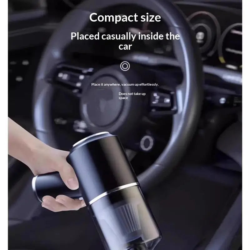 Wireless Car Vacuum – Mini Wet & Dry Cordless Handheld Cleaner