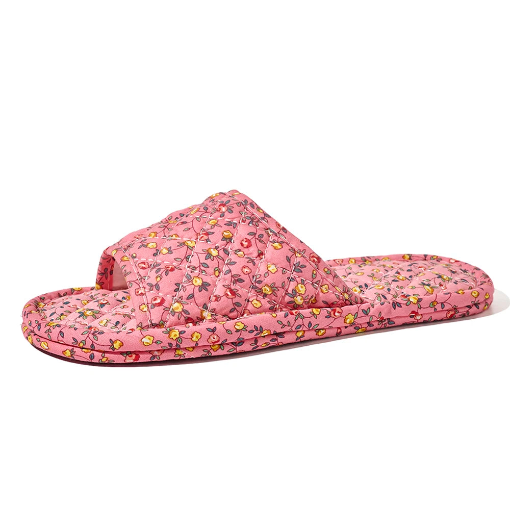Summer Indoor Home Slippers Lightweight Antislip Bedroom Soft Cotton Zpaxo Pink 39
