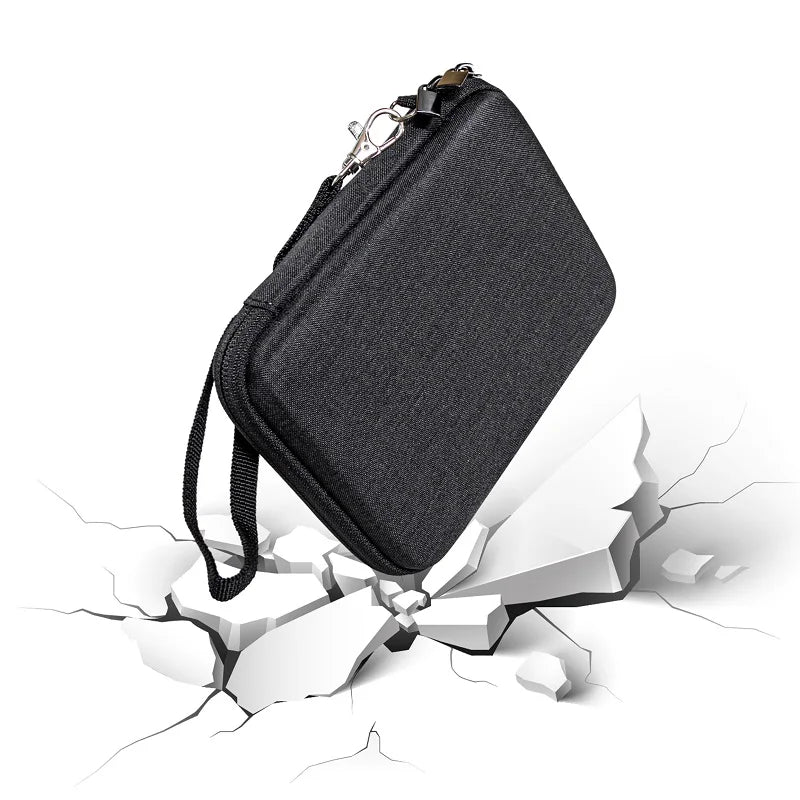 Double Slot Hard Travel Carry Case Storage Bag 2 Samsung T9 T7 Shield Zpaxo
