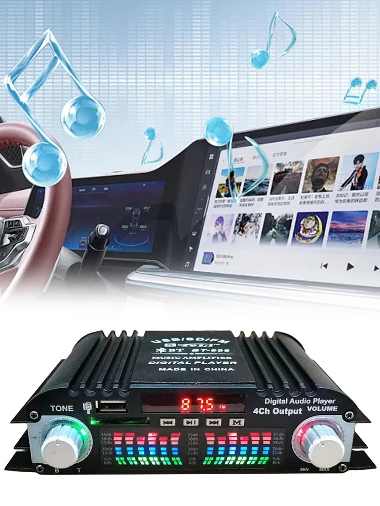 1600W Peak Power Karaoke Player Remote Control Bluetooth-compatible