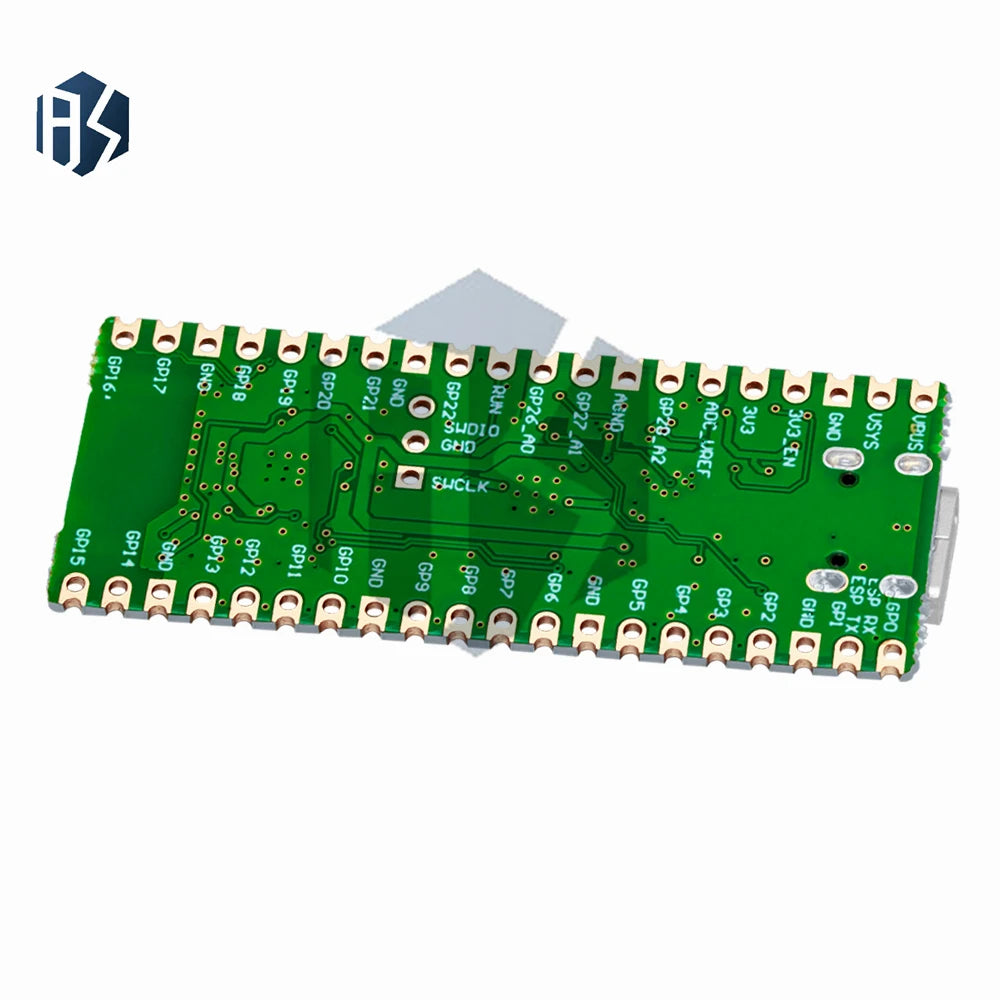 RP2040 Raspberry Pi Pico W Board Wifi Micro Dual-core 264KB ARM Zpaxo